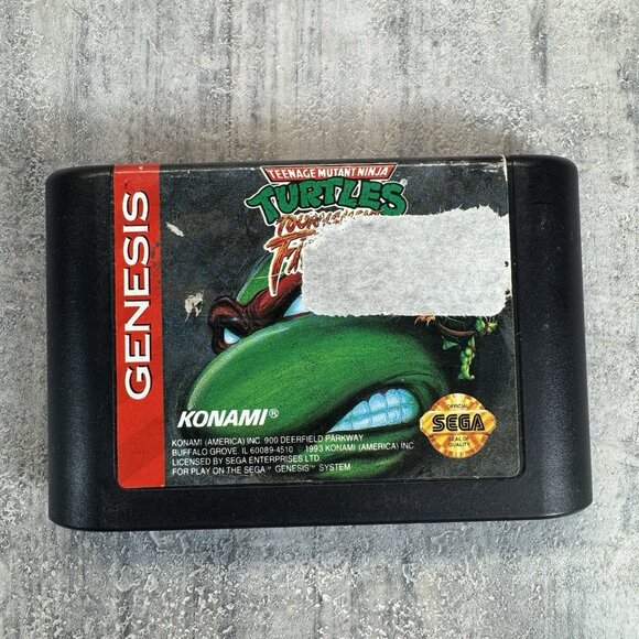Teenage Mutant Ninja Turtles: Tournament Fighters Sega Genesis - Picture 1 of 4